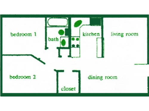 Grand Forest Apartments Knoxville Floor Plan Layout