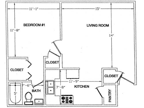 Cambridge Arms Apartments Knoxville Floor Plan Layout
