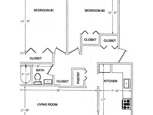Cambridge Arms Apartments Knoxville Floor Plan Layout