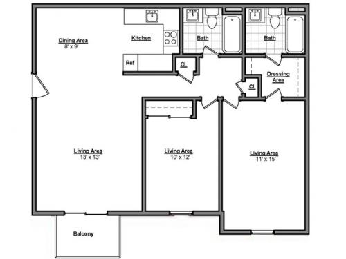 Greentree Village Knoxville Floor Plan Layout