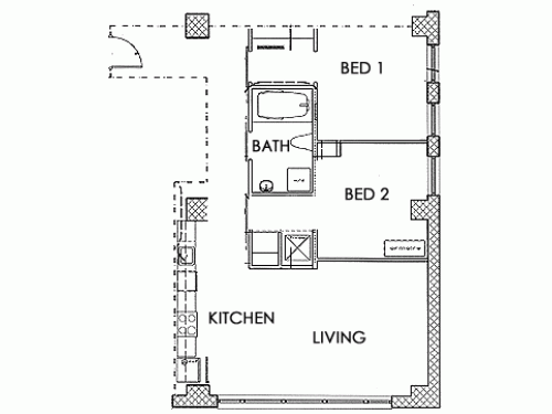 Sterchi Lofts Knoxville Floor Plan Layout