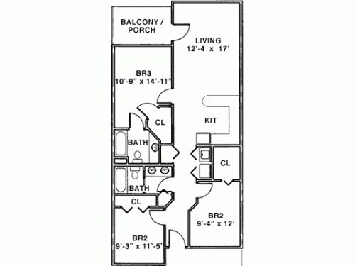 Laurel Station Condominiums Knoxville Floor Plan Layout
