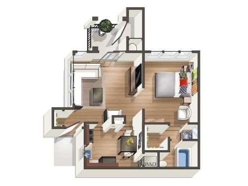Steeplechase Apartments Knoxville Floor Plan Layout