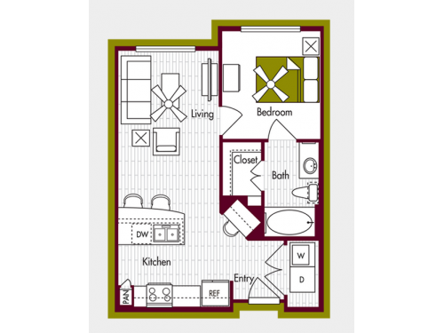 Domain at Northgate College Station Floor Plan Layout