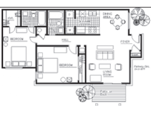 Parkway Circle Apartments College Station Floor Plan Layout