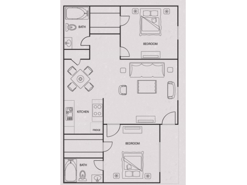 Brazos Point Apartments College Station Floor Plan Layout