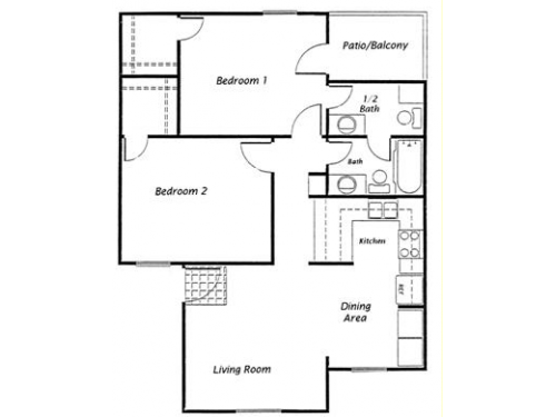 The Balcones Apartments College Station Floor Plan Layout