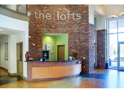 The Lofts at Wolf Pen Creek College Station Exterior and Clubhouse