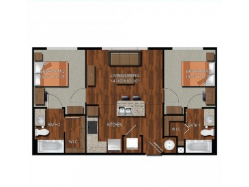Northpoint Crossing College Station Floor Plan Layout