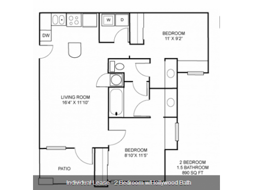 The Trails at Wolf Pen Creek College Station Floor Plan Layout