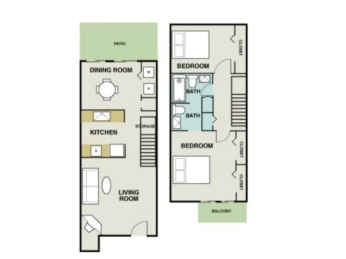 Riverstone Apartments Bryan Floor Plan Layout