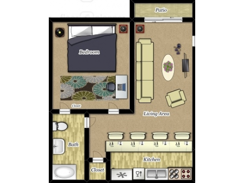 Lexington Apartments College Station Floor Plan Layout