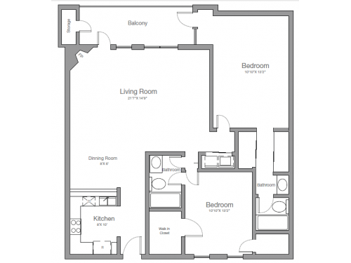 Savoy Condominiums Lubbock Floor Plan Layout