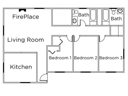 Mission Villas Lubbock Floor Plan Layout