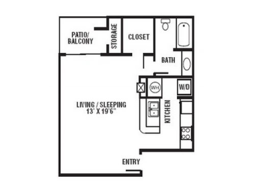 Woodcrest Apartments Lubbock Floor Plan Layout