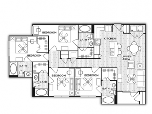 25 Twenty Lubbock Floor Plan Layout