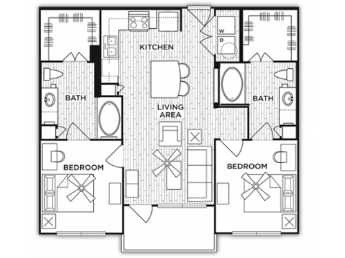25 Twenty Lubbock Floor Plan Layout