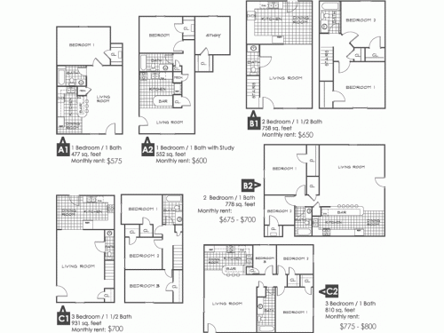 Lakeshore at Maxey Park Lubbock Floor Plan Layout