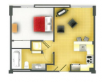 U Lofts Lubbock Floor Plan Layout