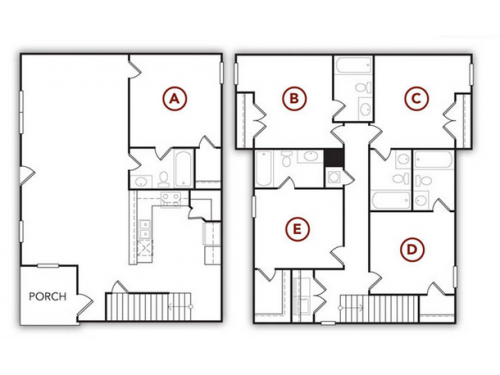 The Republic at Lubbock Floor Plan Layout
