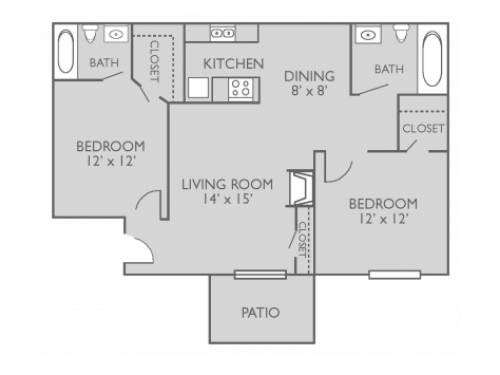 District West Apartments Lubbock Floor Plan Layout