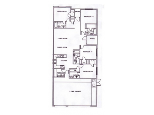 Lynnwood Townhomes Lubbock Floor Plan Layout