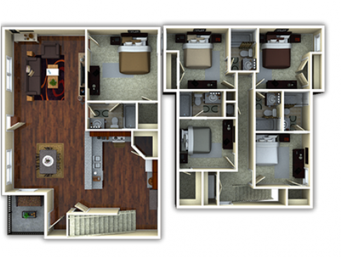 The Retreat at San Marcos Floor Plan Layout