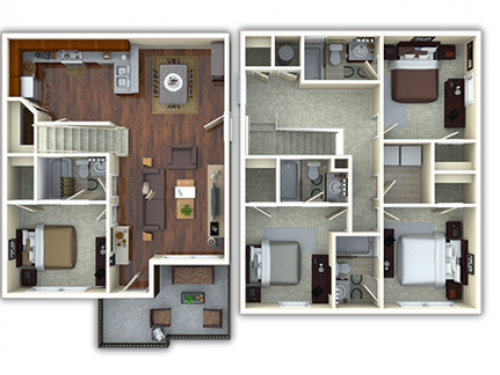 The Retreat at San Marcos Floor Plan Layout