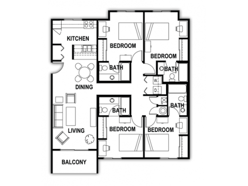 Aggie Station Bryan Floor Plan Layout