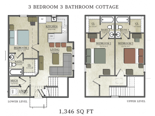 Cottages of San Marcos Floor Plan Layout