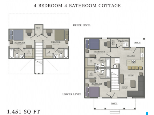 Cottages of San Marcos Floor Plan Layout