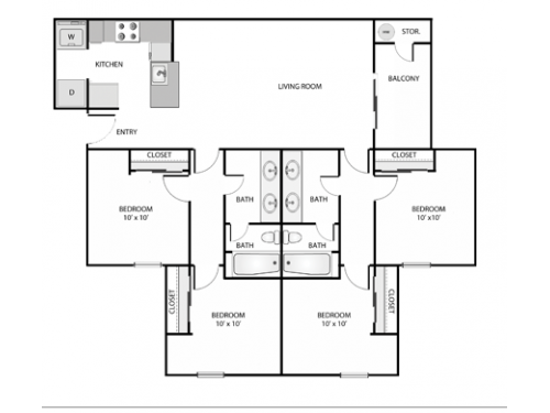 The Junction San Marcos Floor Plan Layout