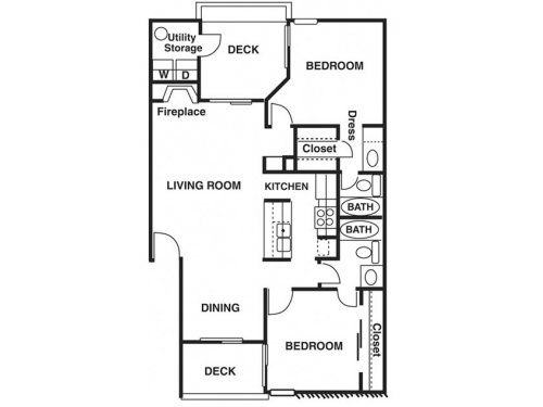 Westfield Apartments San Marcos Floor Plan Layout