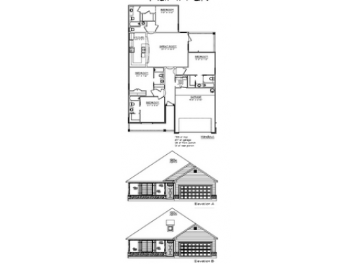 The Barracks Townhomes College Station Floor Plan Layout