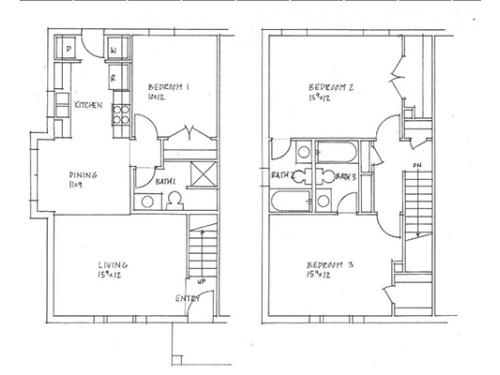 Holleman Village and Champions on Luther College Station Floor Plan Layout