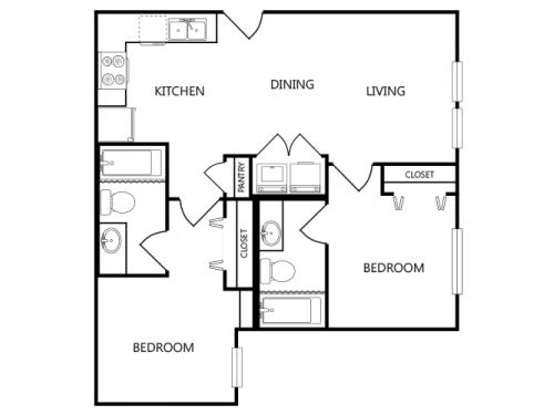 Holleman Crossing College Station Floor Plan Layout