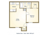 Stadium View Apartments College Station Floor Plan Layout