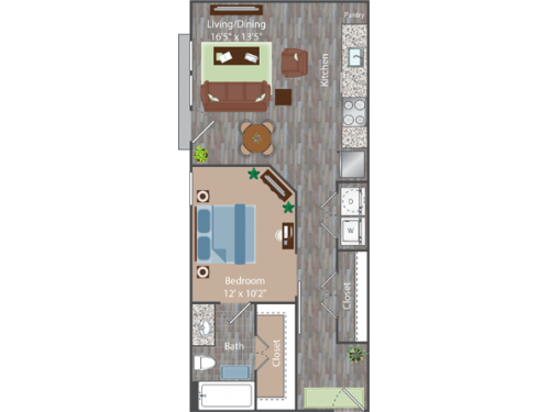 Uptown Square San Marcos Floor Plan Layout
