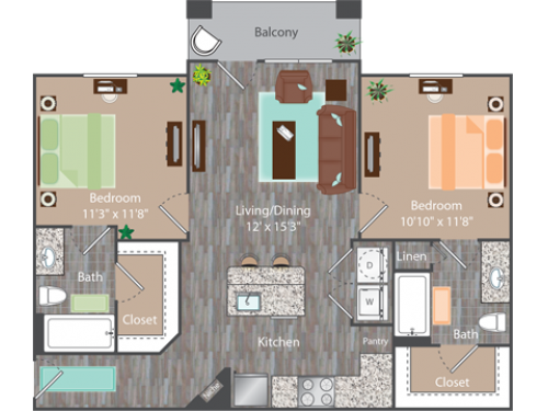 Uptown Square San Marcos Floor Plan Layout
