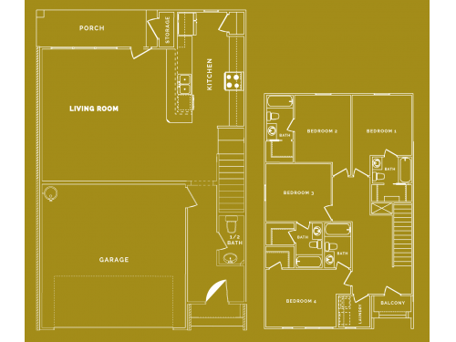 The Revelry College Station Floor Plan Layout