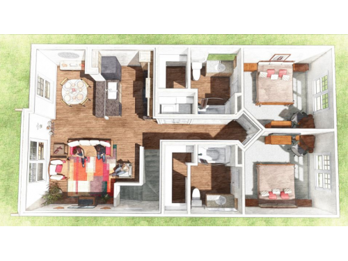 The Camber Villas on Nash Bryan Floor Plan Layout