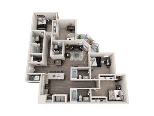 The Standard College Station Floor Plan Layout