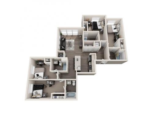 The Standard College Station Floor Plan Layout