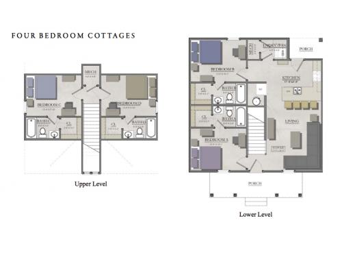 Capstone Cottages Lubbock Floor Plan Layout