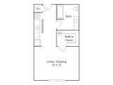 Warehouse and Factory Apartments at Northgate College Station Floor Plan Layout