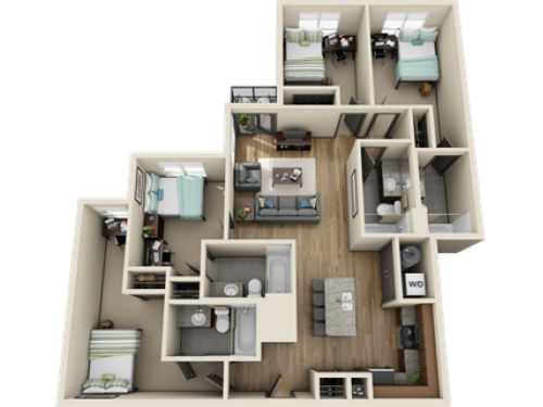 The Local San Marcos Floor Plan Layout