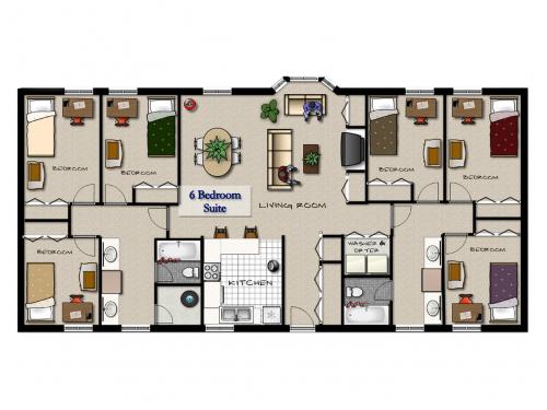 King Henry Apartments Provo Floor Plan Layout
