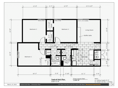Westwood Apartments Provo Floor Plan Layout